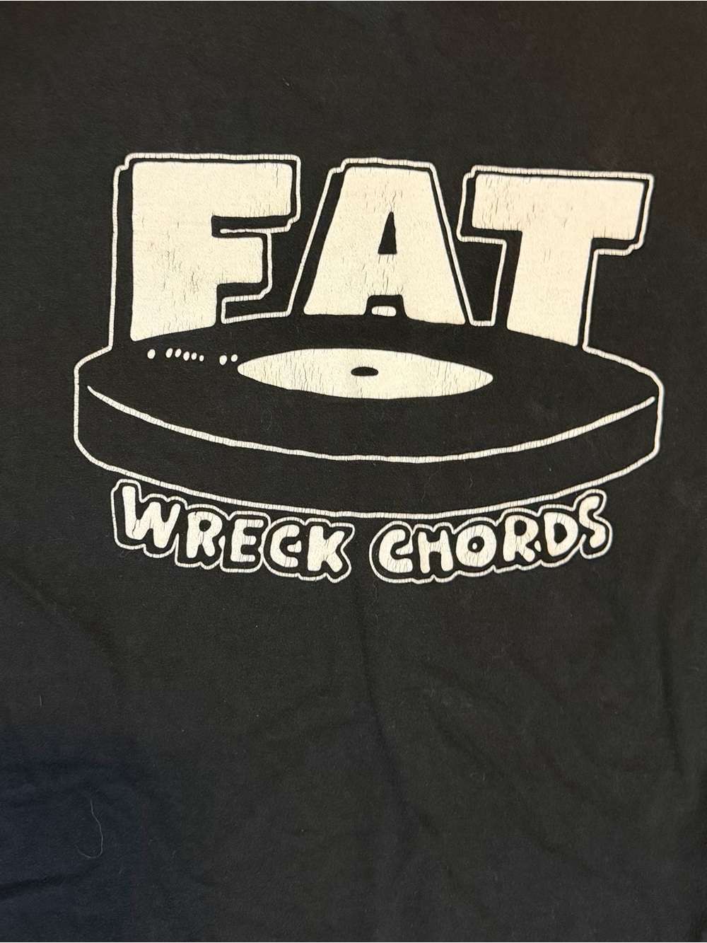 Fat Wreck Chords Punk Rock Band Tee Large Black Graphic T-Shirt NOFX Label - Picture 4 of 7